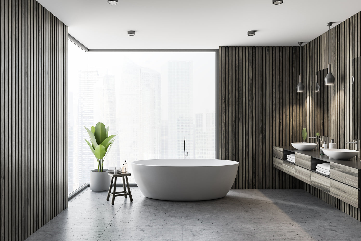 Bathroom Black Walls